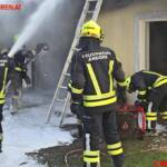 FF Andorf: Garagenbrand