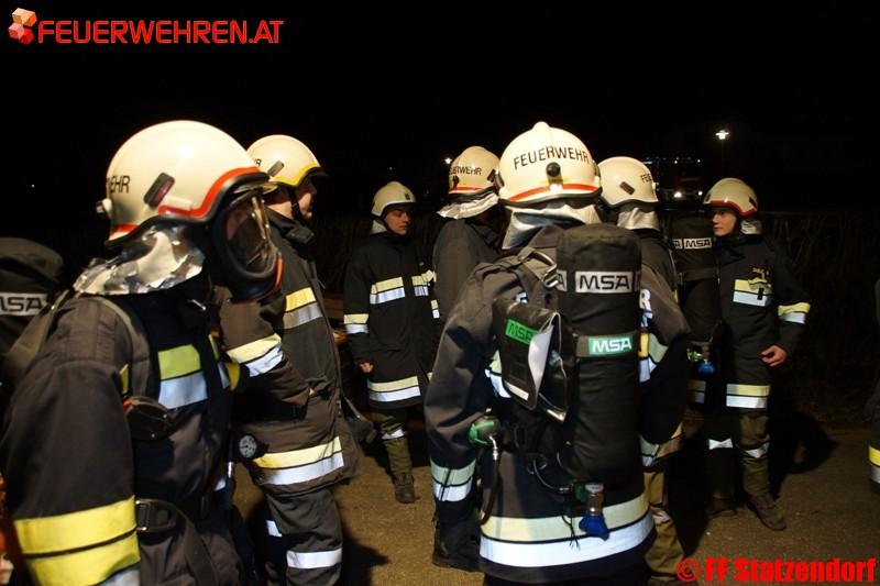 FF Statzendorf: Atemschutz-Unterabschnittsübung in Kuffern