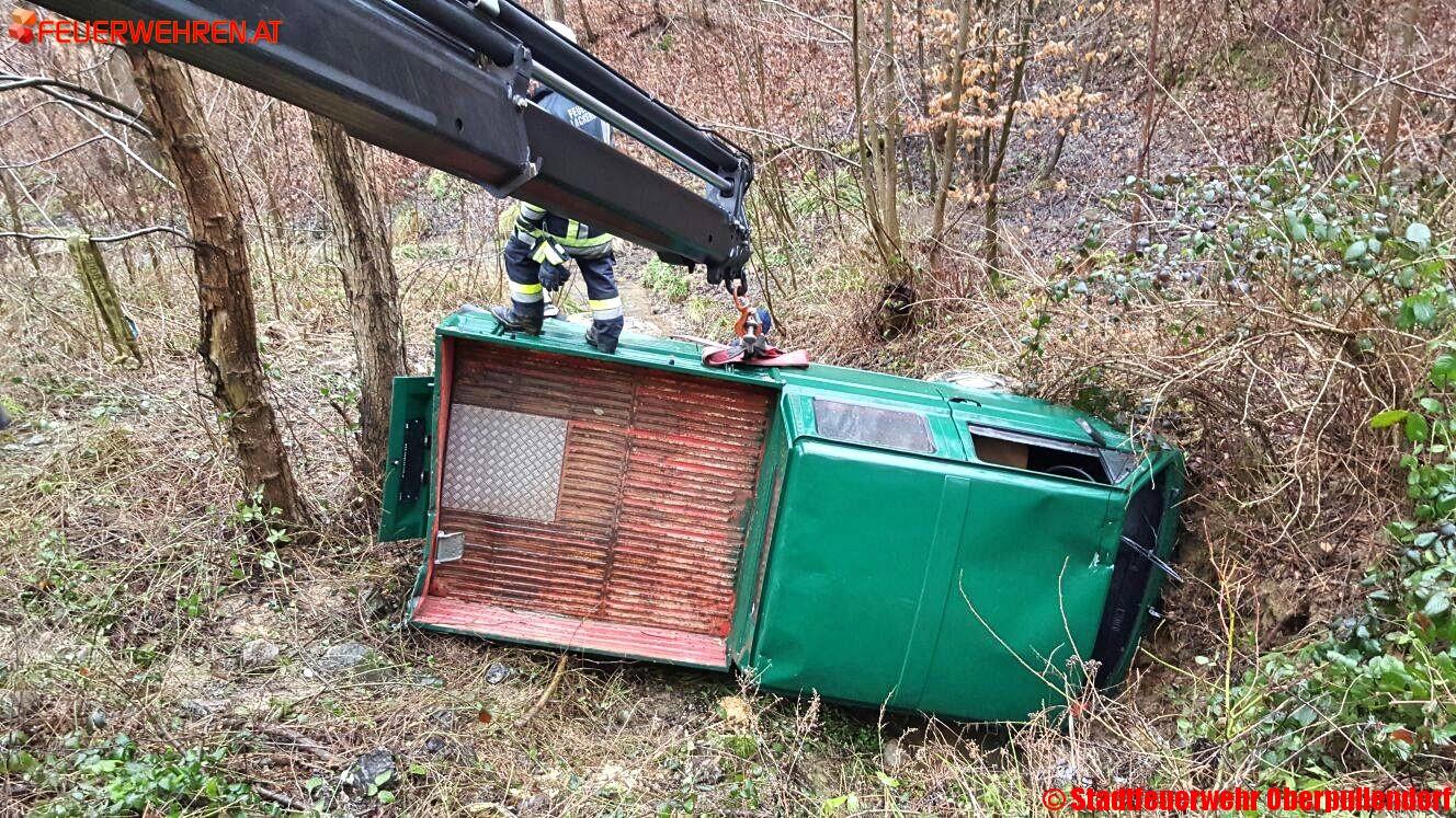 FF Oberpullendorf: Fahrzeugbergung