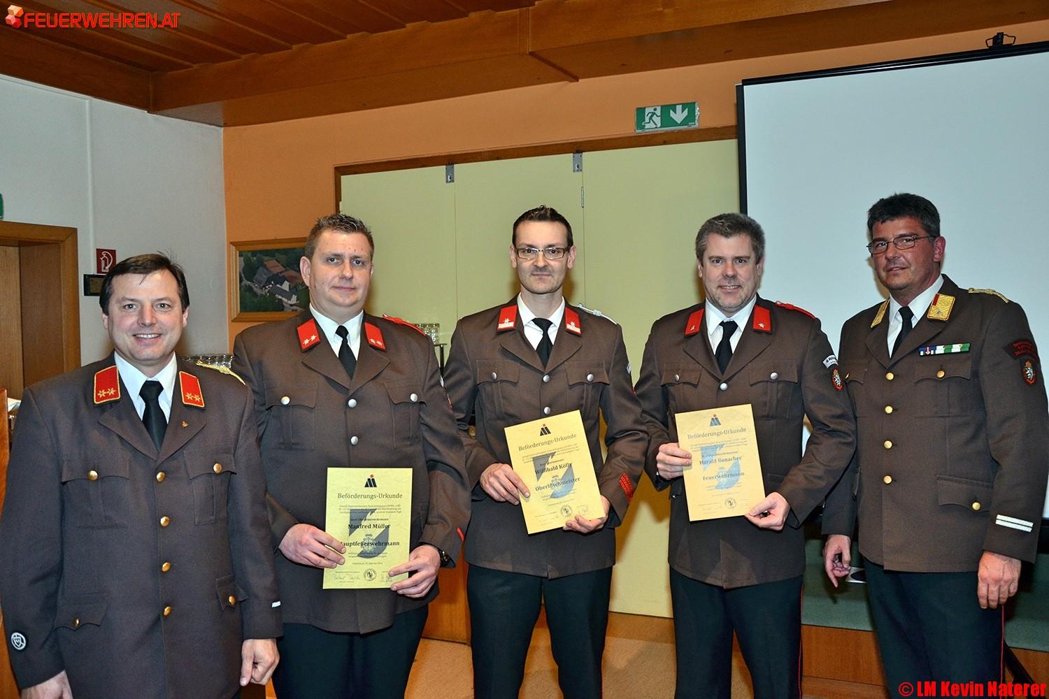 17. Wehrversammlung der Betriebsfeuerwehr Magna Lannach