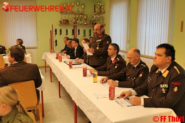 FF Thörl: Wehrversammlung