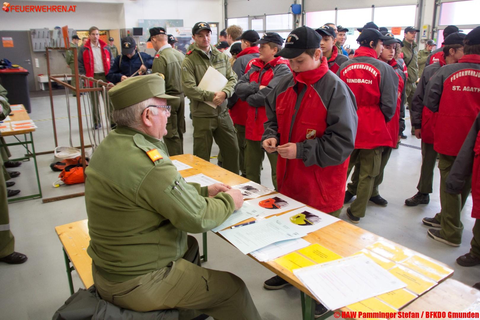33. Wissenstest der Feuerwehrjugend in Ebensee