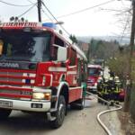 FF Klosterneuburg: Brennende Hütte