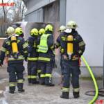 FF Kremsmünster: Brand in Großbetrieb