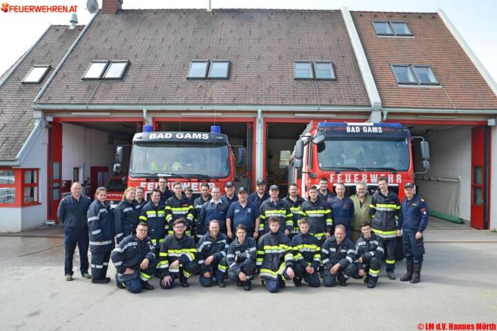 Grundausbildung im Abschnitt 03 bei der FF Bad Gams