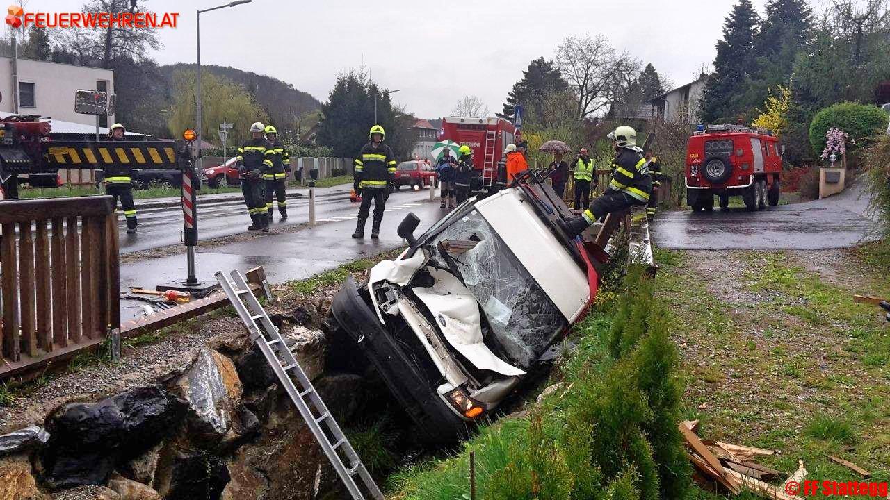 Verkehrsunfall auf der L338 in Stattegg
