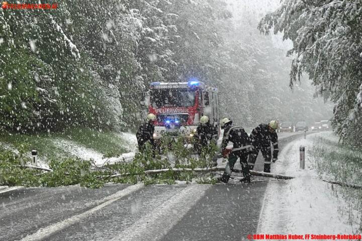 BFVGU Abschnitt 6 – unerwarteter Wintereinbruch fordert die Feuerwehren