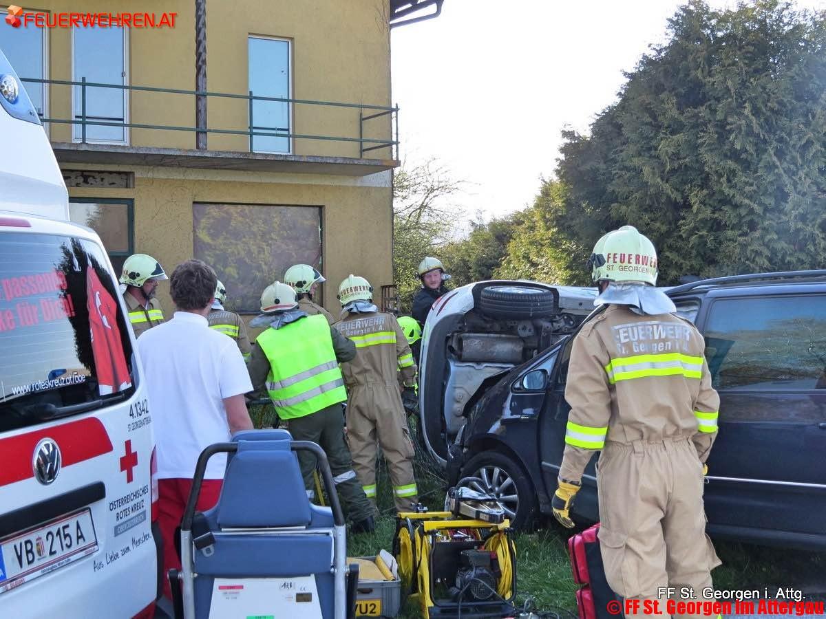 Verkehrsunfall in St. Georgen im Attergau