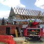 Menschenrettung mittels Drehleiter in St. Stefan ob Stainz