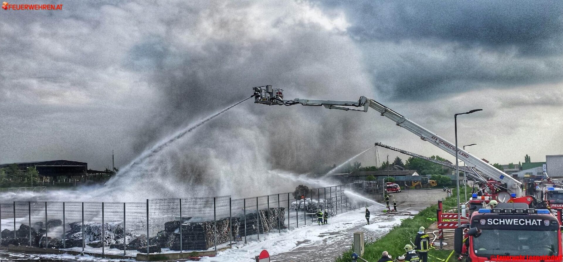 Endbericht Großbrand in Himberg vom 3.5.2016