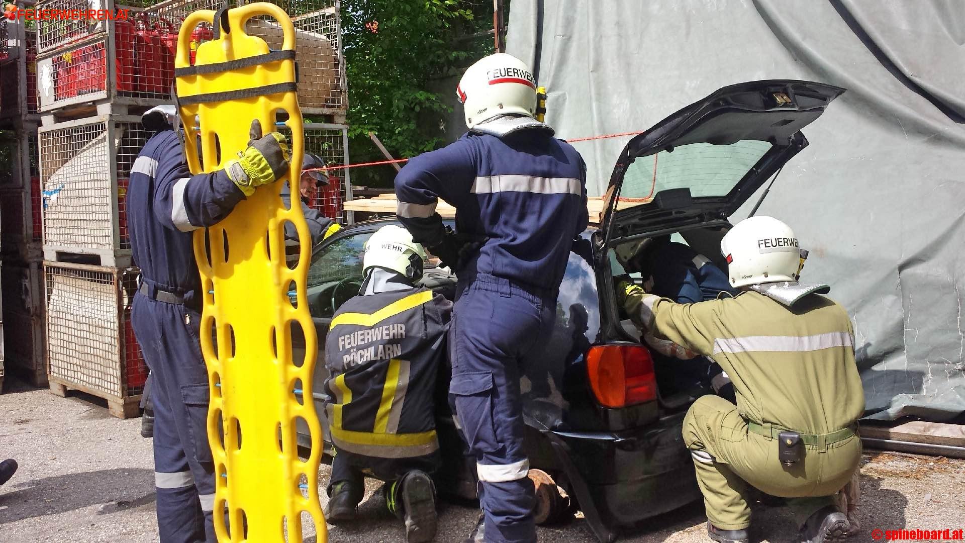 spineboard.at Training FF Pöchlarn