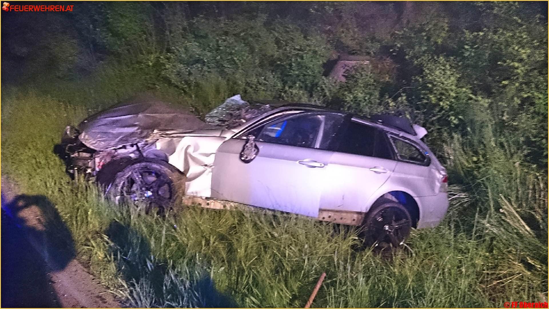 FF Oberaich: Verkehrsunfall auf der S6