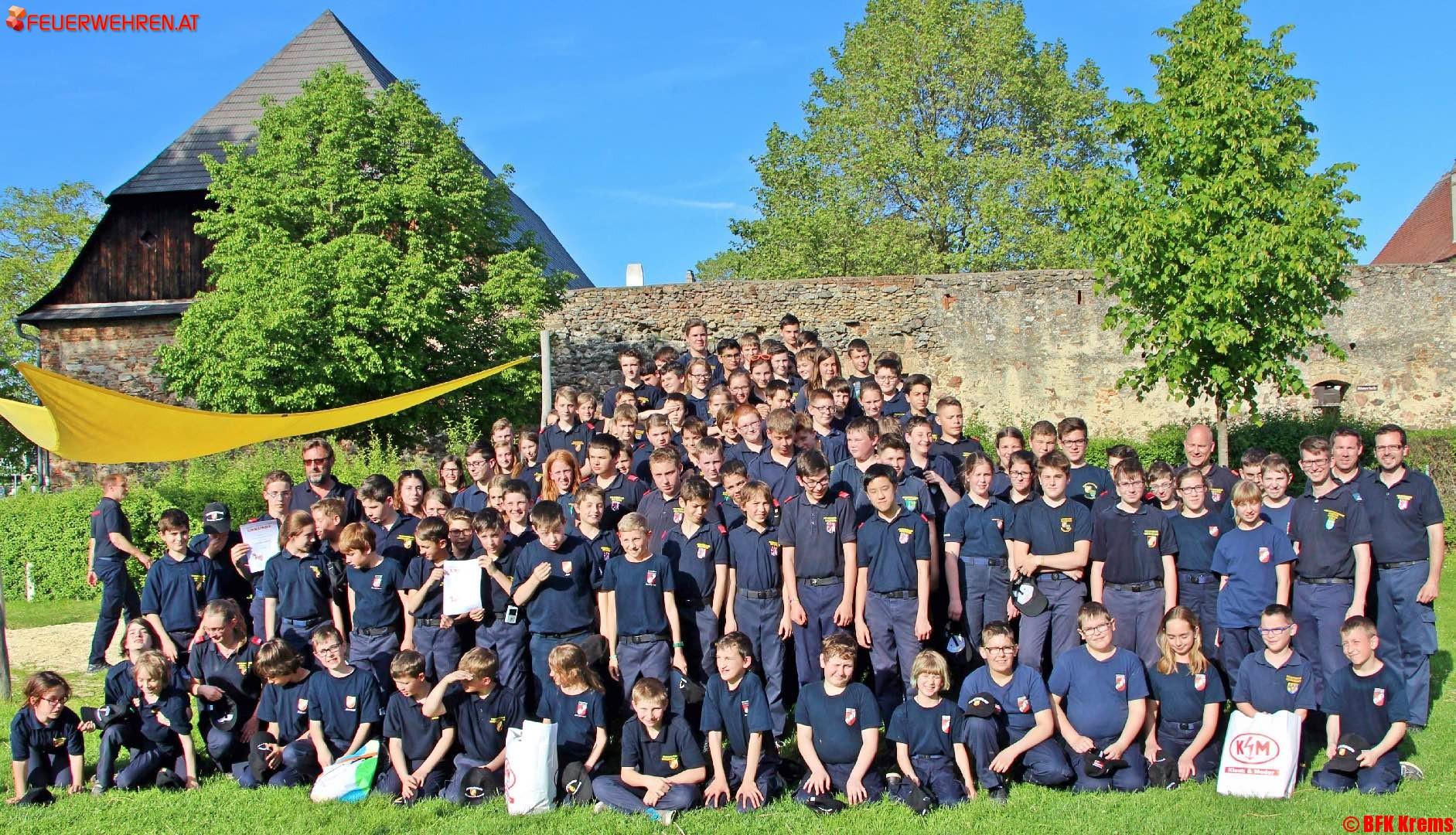 BFK Krems: Feuerwehrjugend bei Orientierungsbewerb