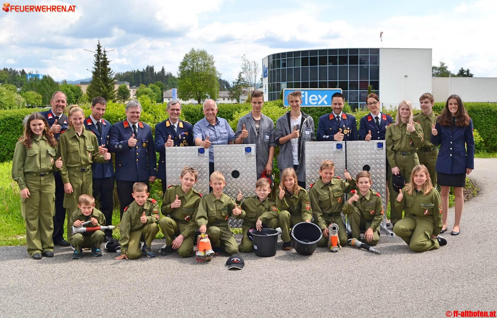 FF Althofen: Geschenk von FLEX Althofen für die Feuerwehrjugend