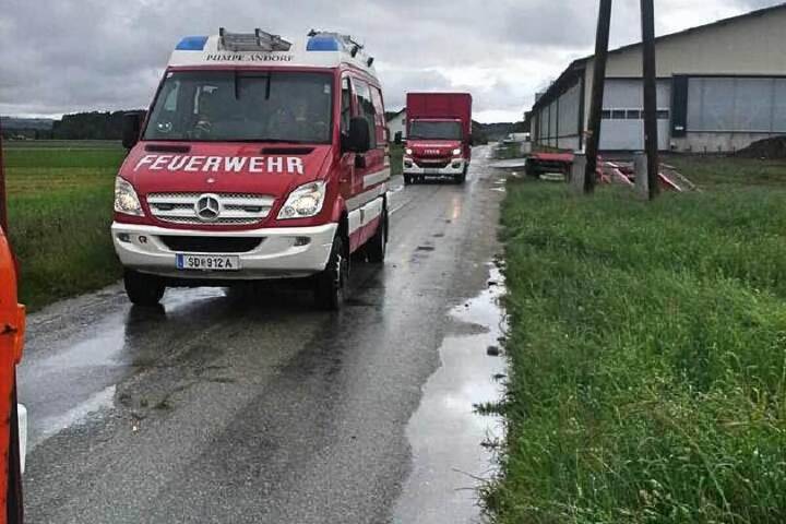 FF Andorf: Hochwasser erreicht Pramtal