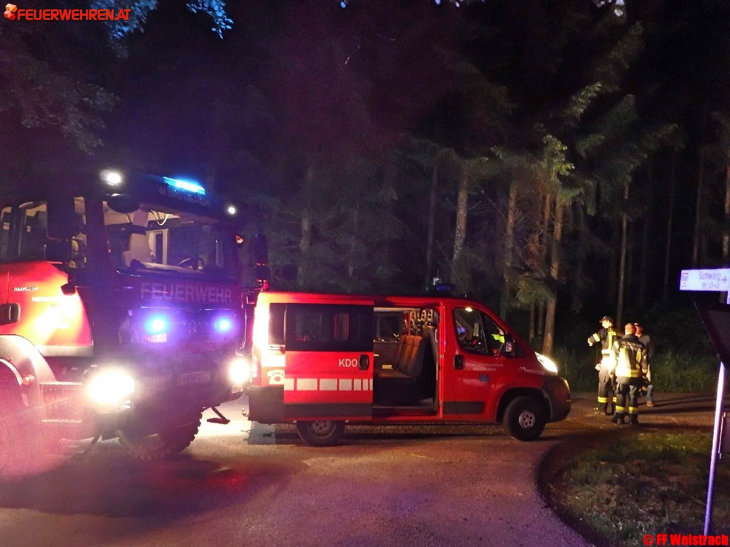 FF Weistrach: Personensuche nach Mountainbiker endet tragisch