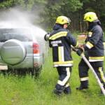 FF Thörl: Gemeinschaftsübung der Feuerwehren Etmißl, St. Ilgen & Thörl