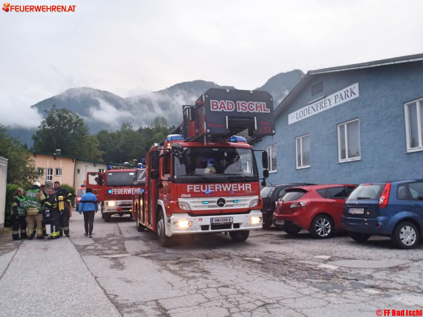 FF Bad Ischl: Von der Übung zum Brandmeldealarm