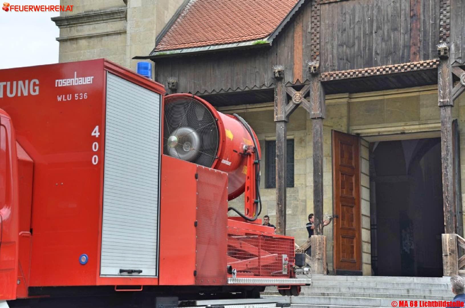 BF Wien: Brand in Kirche