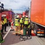 BF Wien: LKW und PKW kollidierten auf Autobahn