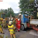 FF Bad Ischl: FF Pfandl und RK Bad Ischl im gemeinsamen Übungseinsatz