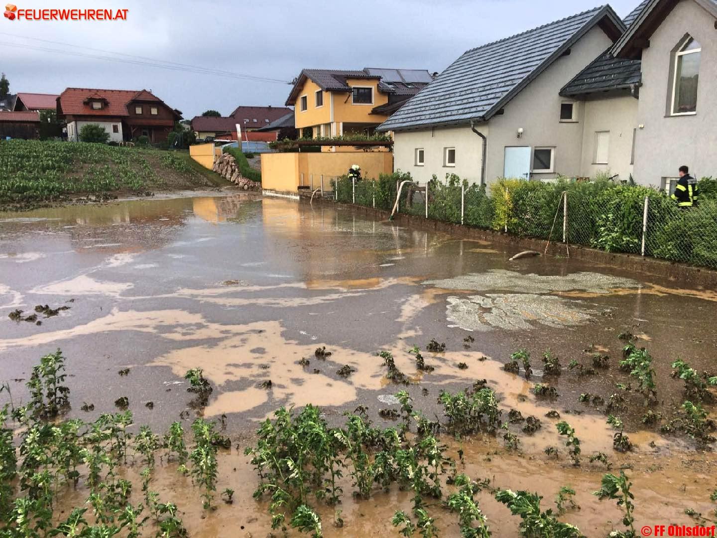 BFKDO Gmunden: Unwetter über dem Salzkammergut