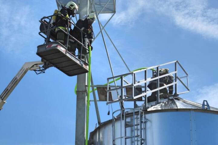 FF Arbesbach: Silobrand in Rammelhof