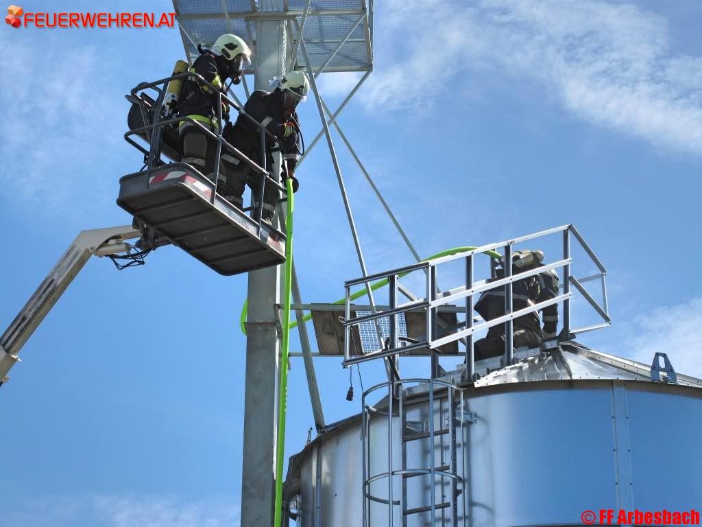 FF Arbesbach: Silobrand in Rammelhof