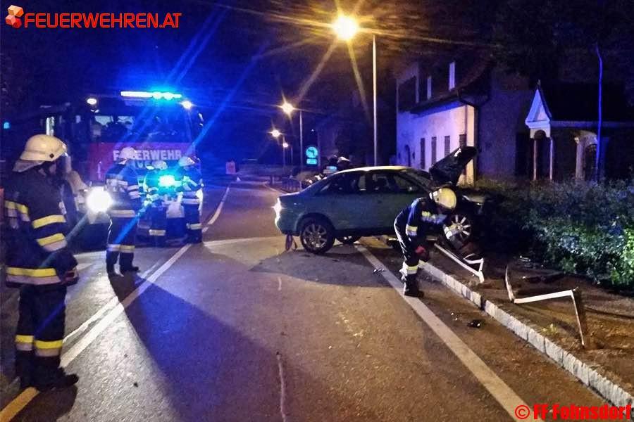 FF Fohnsdorf: Verkehrsunfall auf der B317