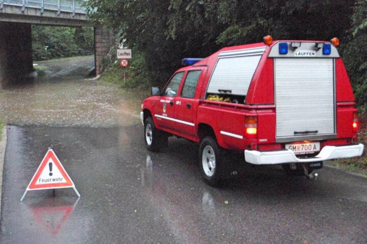 FF Bad Ischl: Sturmschaden nach Gewitter