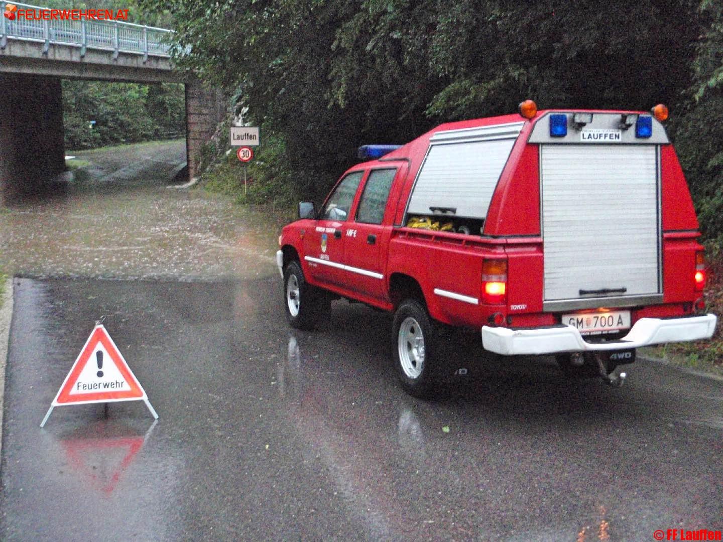 FF Bad Ischl: Sturmschaden nach Gewitter
