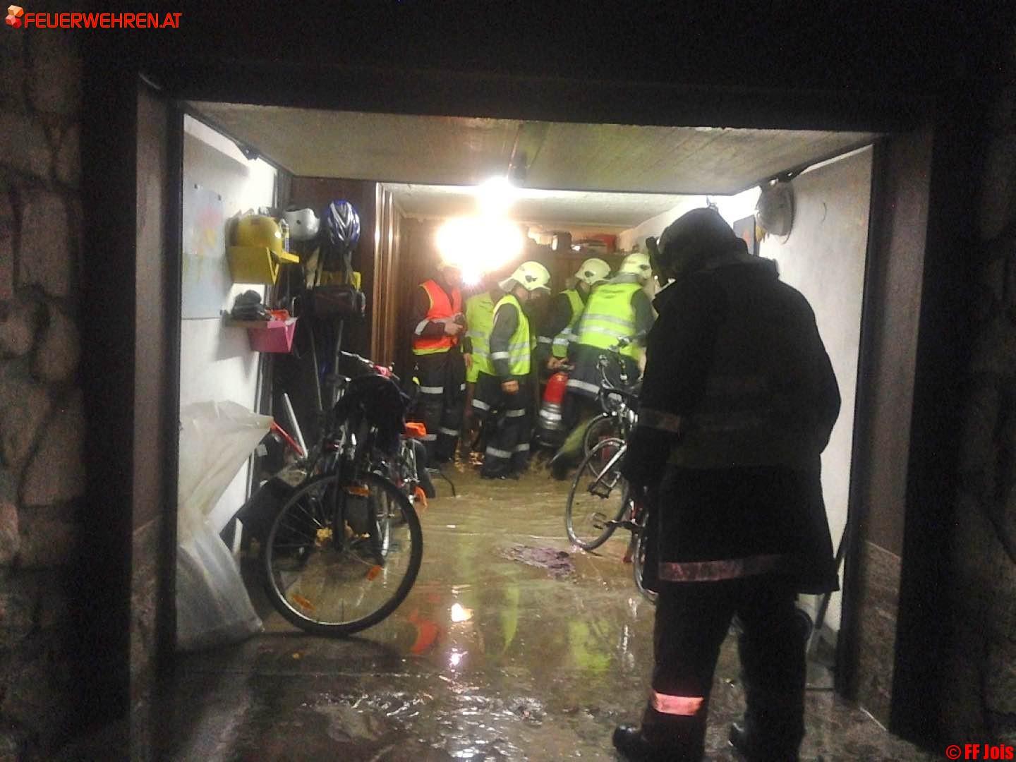 FF Jois: Keller unter Wasser