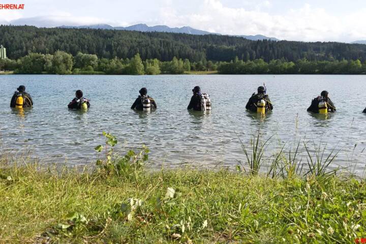 HFW Villach: Personensuche am Villacher Silbersee