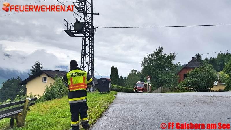BFV Liezen, Paltental: Trafobrand Gaishorn am See