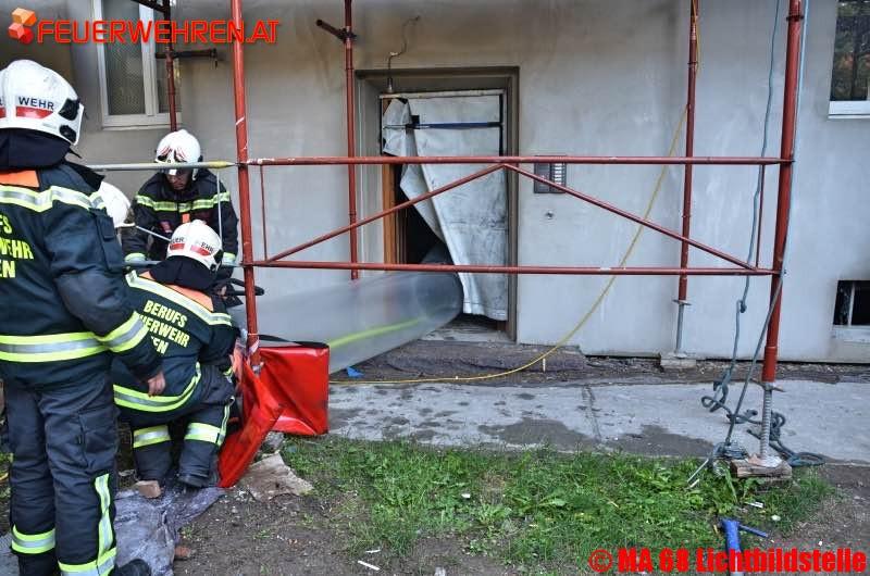 BF Wien: 13 Verletzte nach Kellerbrand in Floridsdorfer Wohnhausanlage