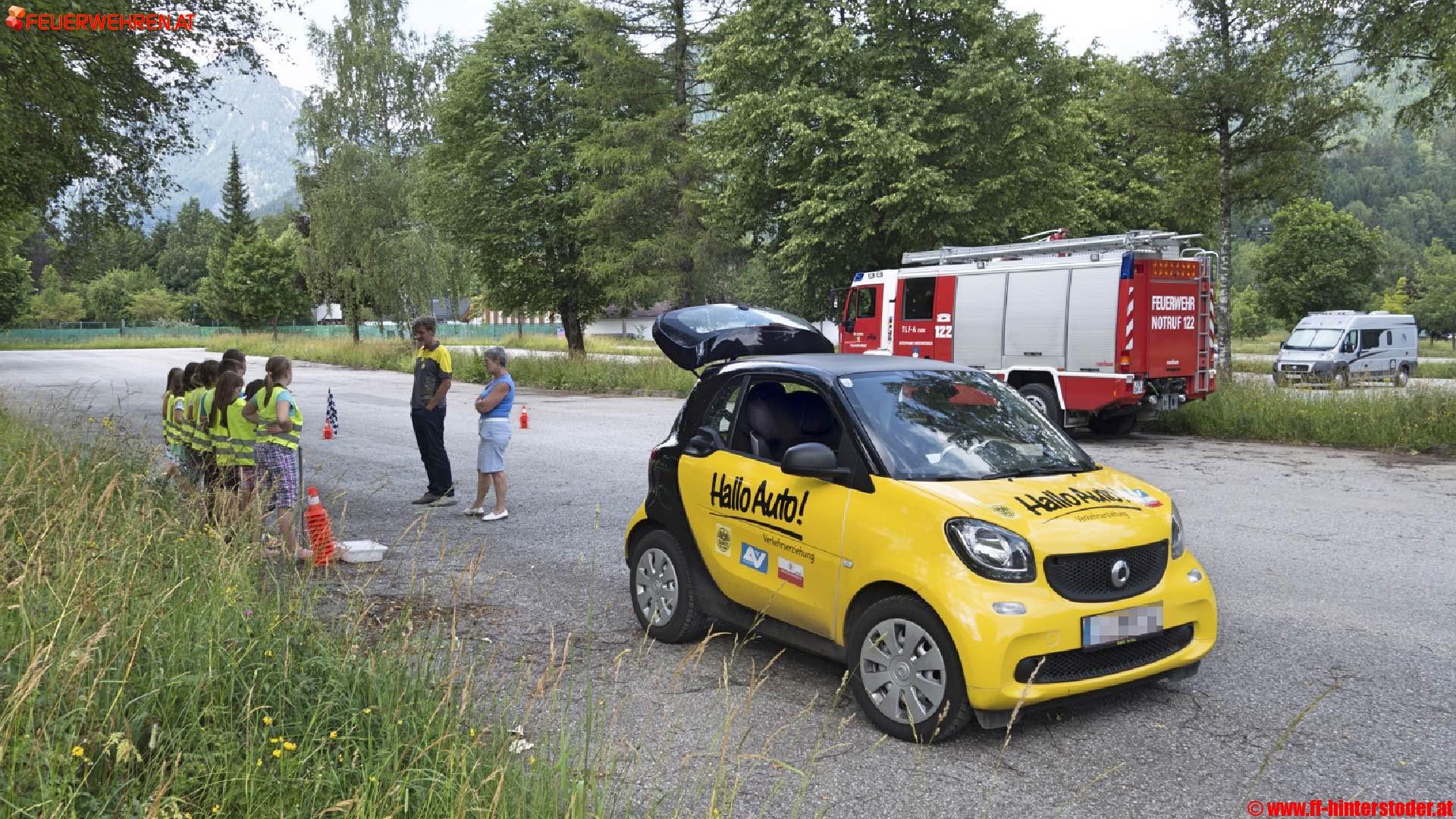 FF Hinterstoder: Aktion „Hallo Auto“