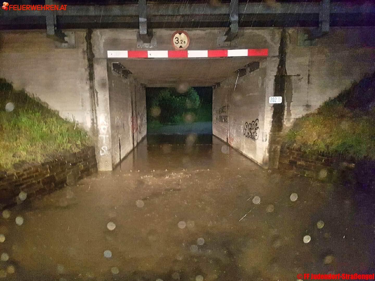 FF Judendorf-Straßengel: Starkes Unwetter zog über die Großgemeinde von Gratwein-Straßengel