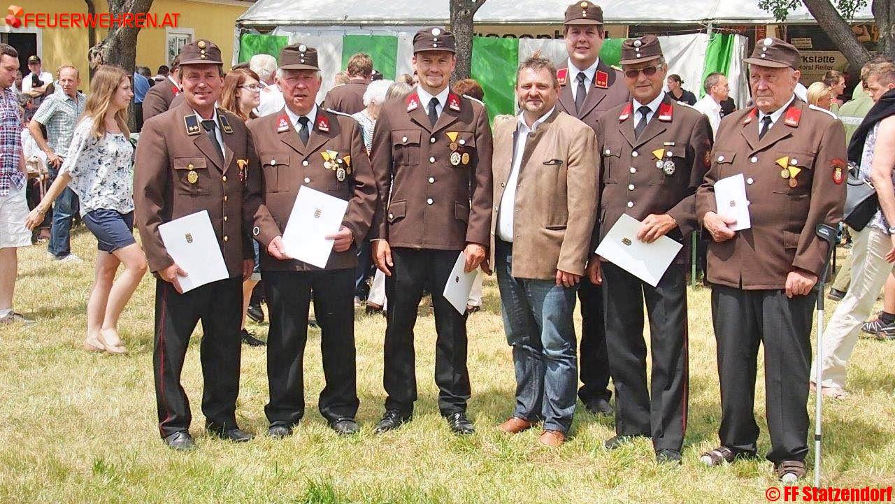 FF Statzendorf: Ehrungen für verdiente Mitglieder der Feuerwehr