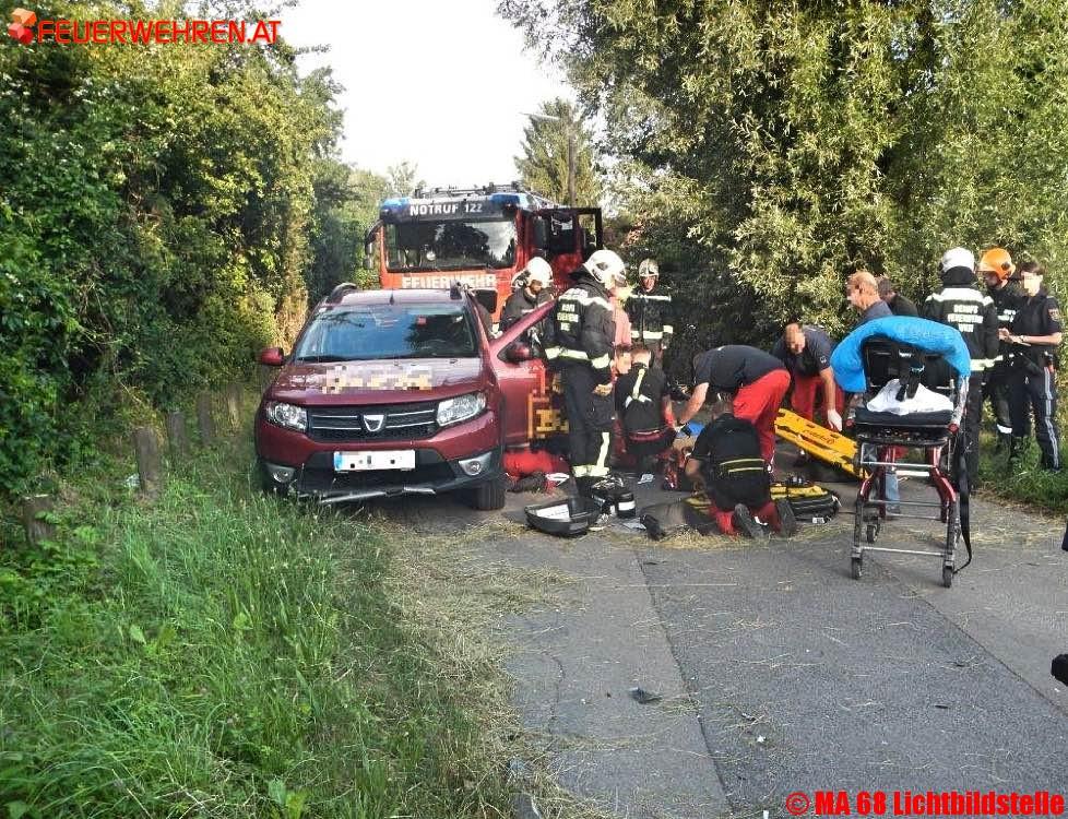 BF Wien: 3 Motorradfahrer bei Unfällen verletzt