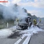 FF St. Georgen i.A.: Fahrzeugbrand auf der A1 6
