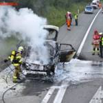 FF St. Georgen i.A.: Fahrzeugbrand auf der A1 3