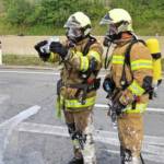FF St. Georgen i.A.: Fahrzeugbrand auf der A1 1