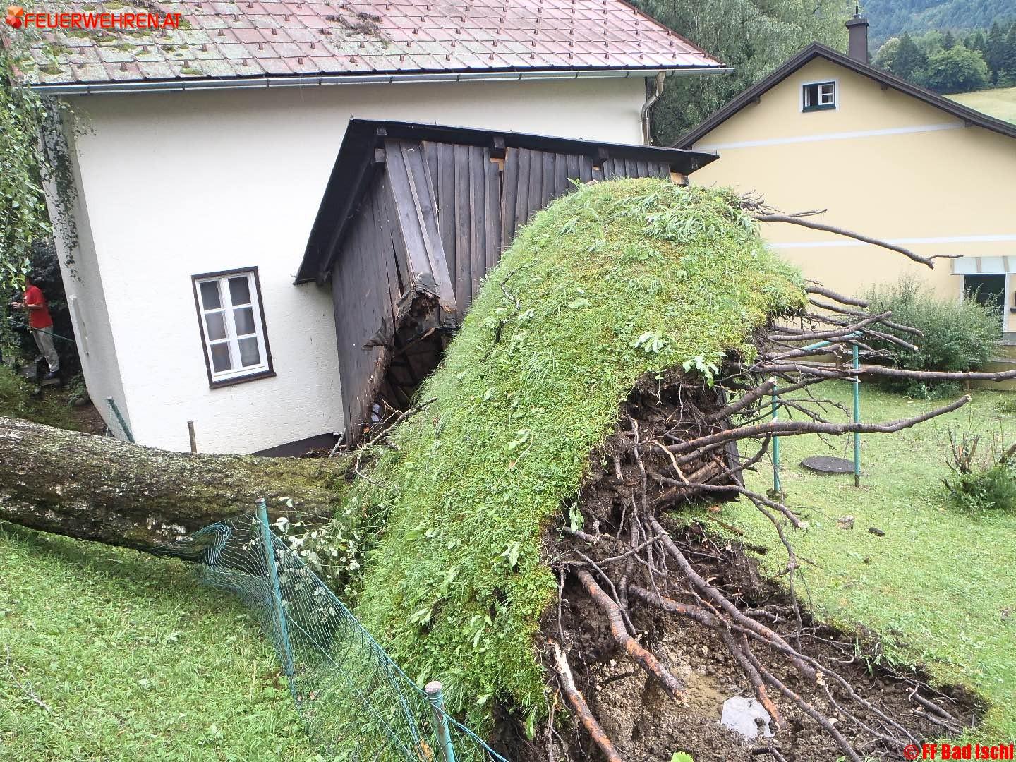FF Bad Ischl: Das große Aufräumen nach dem Unwetter