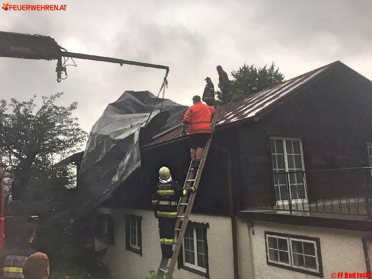 FF Bad Ischl: Unwettereinsätze in Bad Ischl beendet