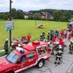 BFVDL: Schwerer Verkehrsunfall in Aibl fordert vier Verletzte