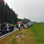 FF Weistrach: Verkehrsunfall auf der B 122