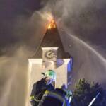 BFK Krems: Extremes Unwetter – Kirchturmbrand in Dross