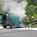 Fahrzeugbrand auf der Mariazeller Bundesstraße (B20)