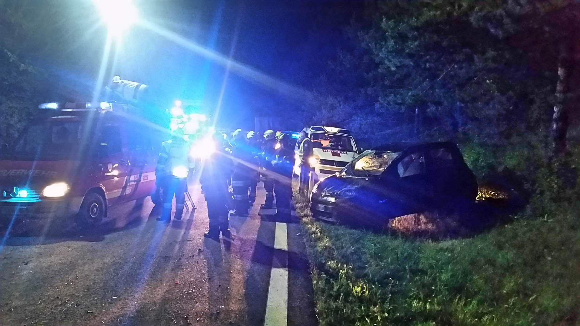 FF Villach: Unfall auf Südautobahn fordert einen Verletzten