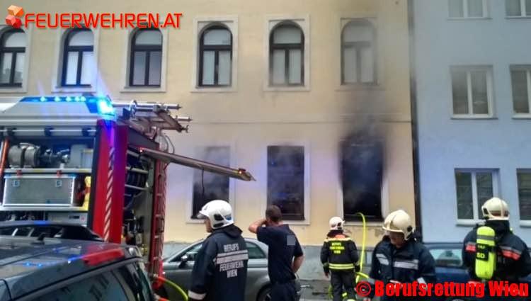 Offener Zimmerbrand in Wien – Floridsdorf